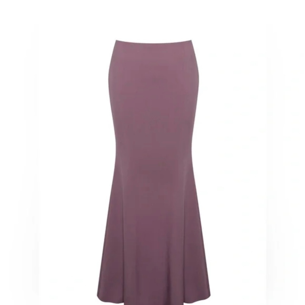 Mauve Mermaid Maxi Skirt